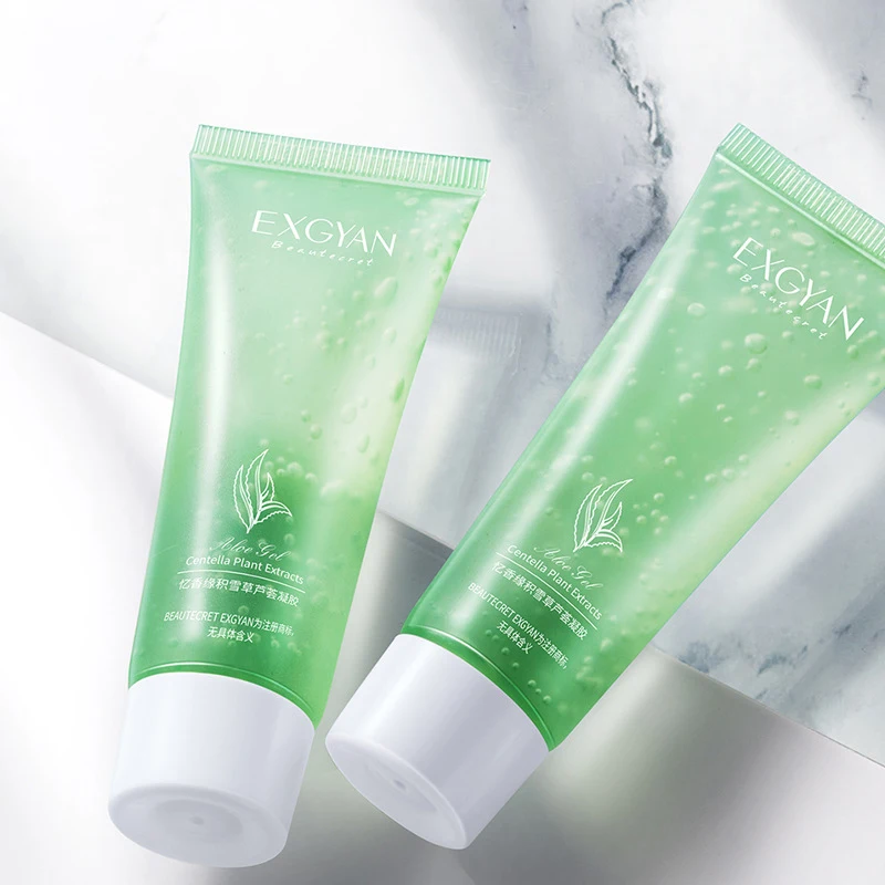 OEM EXGYAN wholesale custom centella aloe vera gel moisturizing skin repair shrink pores face skin whitening face cream