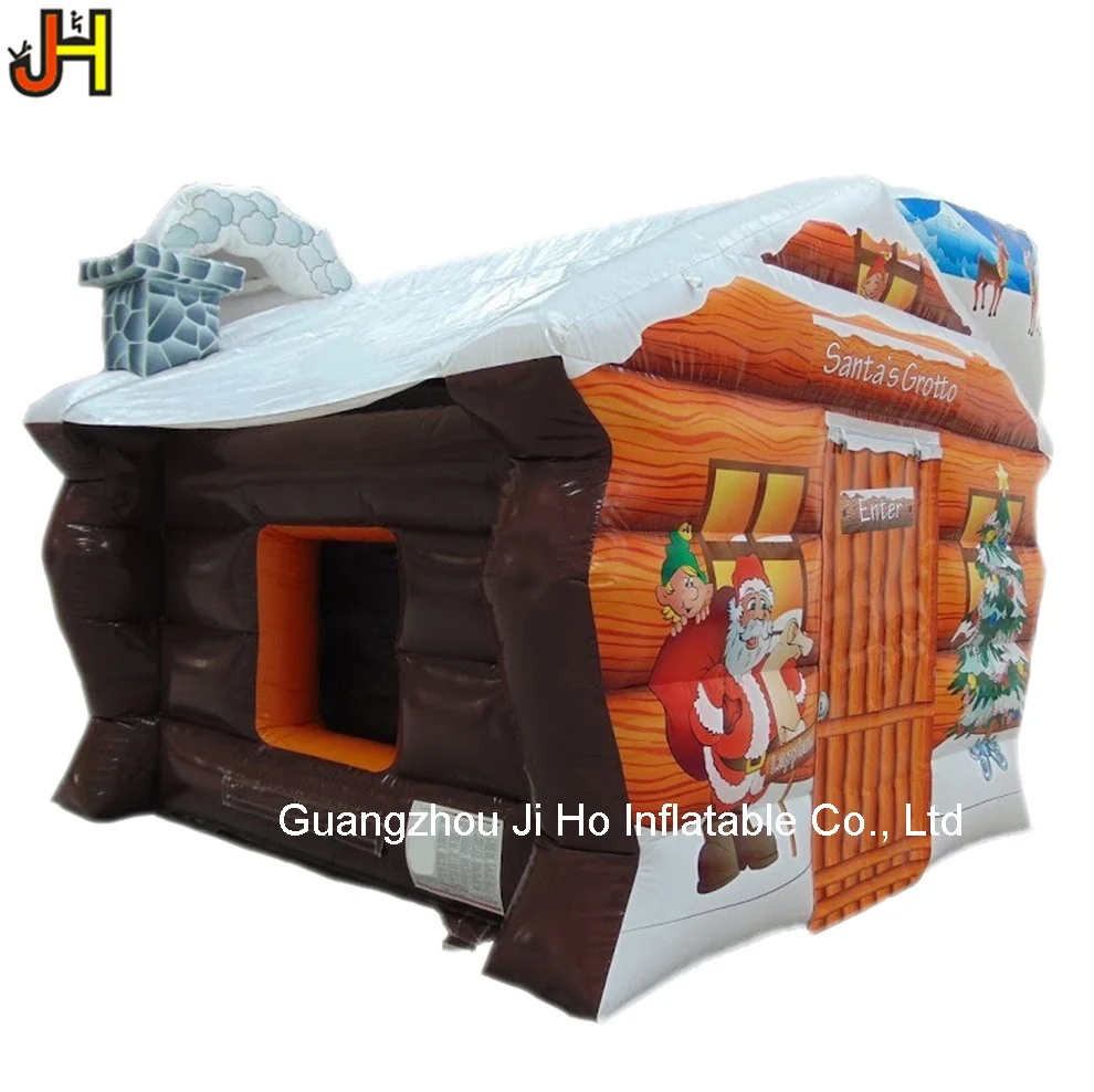 Christmas Decoration Inflatable Santa Grotto Inflatable Gingerbread House Inflatable Santa House