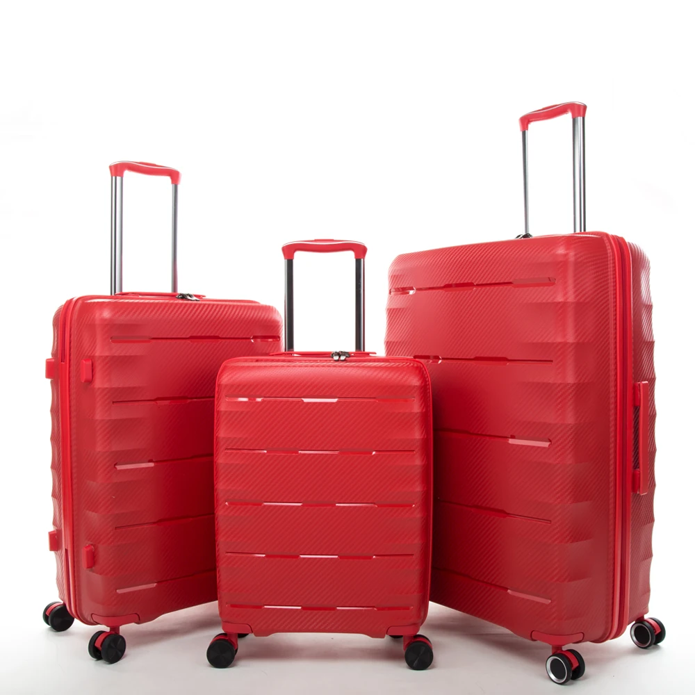 Лидер продаж, комплект чемоданов 20/24/28 дюймов, чемодан для ручной клади, чемодан на колесах из ПП, чемодан на колесиках для путешествий