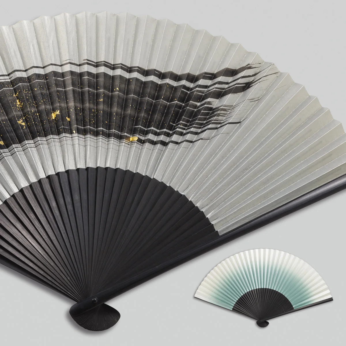 Kanazawa gold leaf fashion portable custom folding small fan