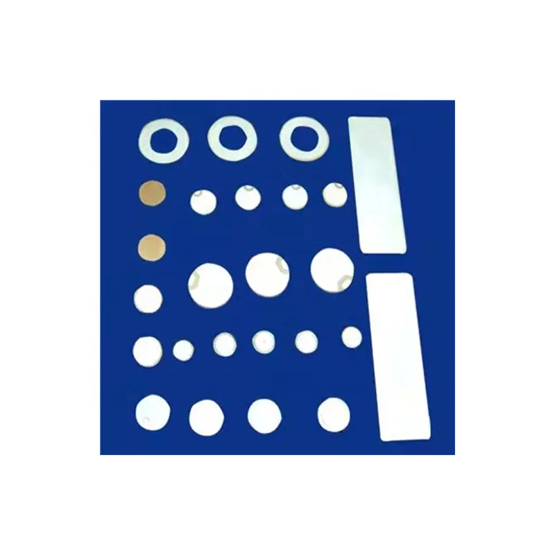 China 200khz Lead free barium titanate material piezoelectric ceramic part for ultrasonic fish finder sensor