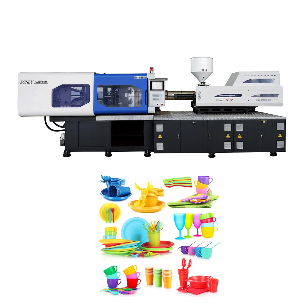 SONLY 2650KN Single Cylinder Nano Heater PET High-Speed Packaging High Speed Thin Wall Injection Molding Machine