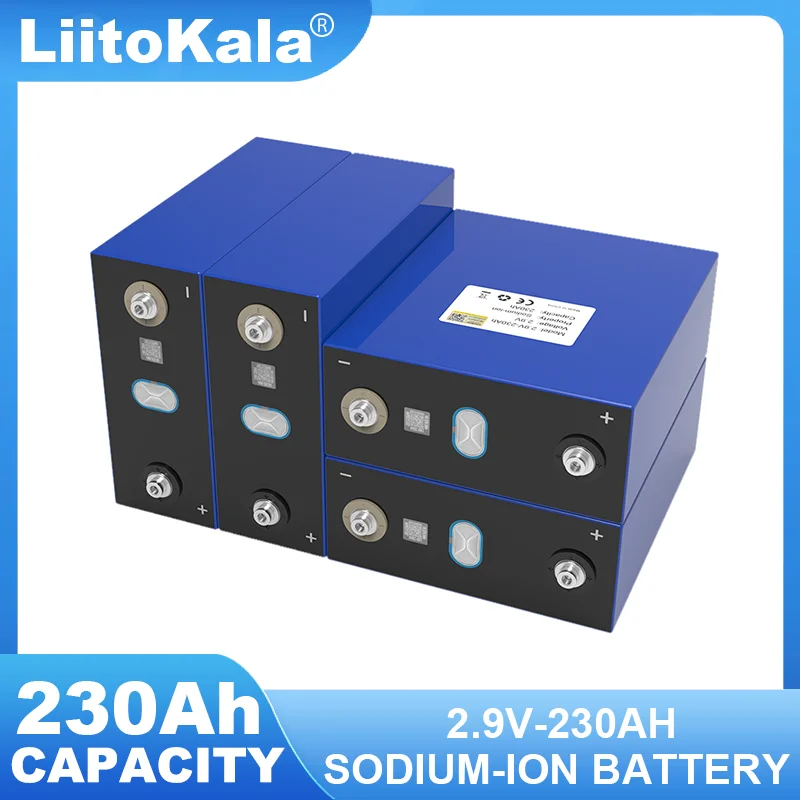 sodium ion battery 2.9V 230Ah 6000 cycles low temperature Na ion batteries for EV storage systems LiitoKala A grade