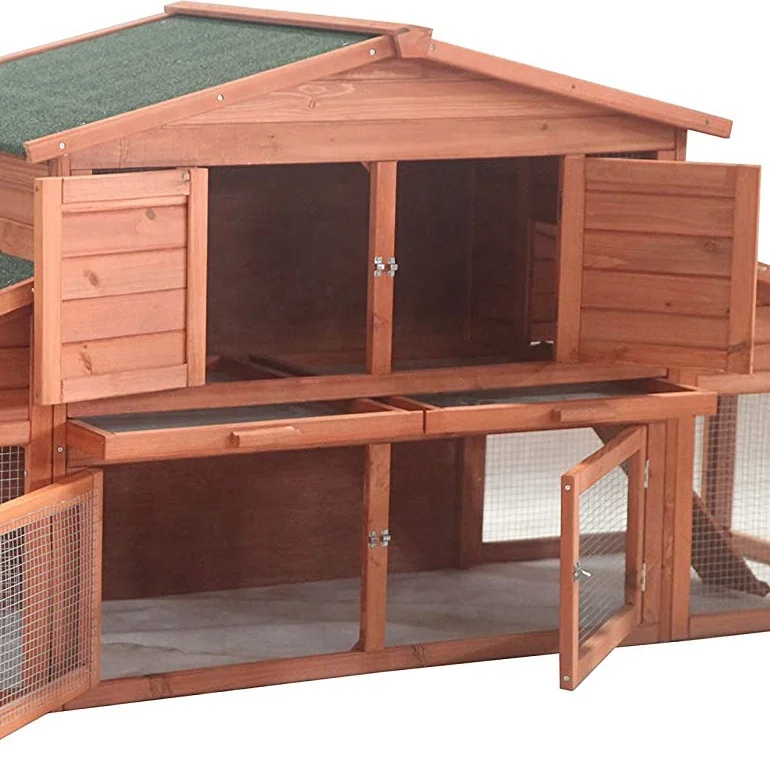 Jaalex Cheap Wooden Large Outdoor Waterproof Chicken Pens And Coops For 15 Chickens Animal Cage