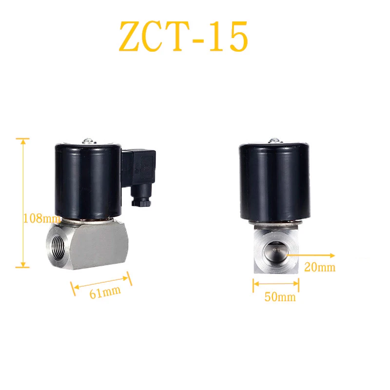 Acidic antiseptic 1.0Mpa normally close stainless steel 304 220V 1 1/4inch for water control  pilot solenoid valve