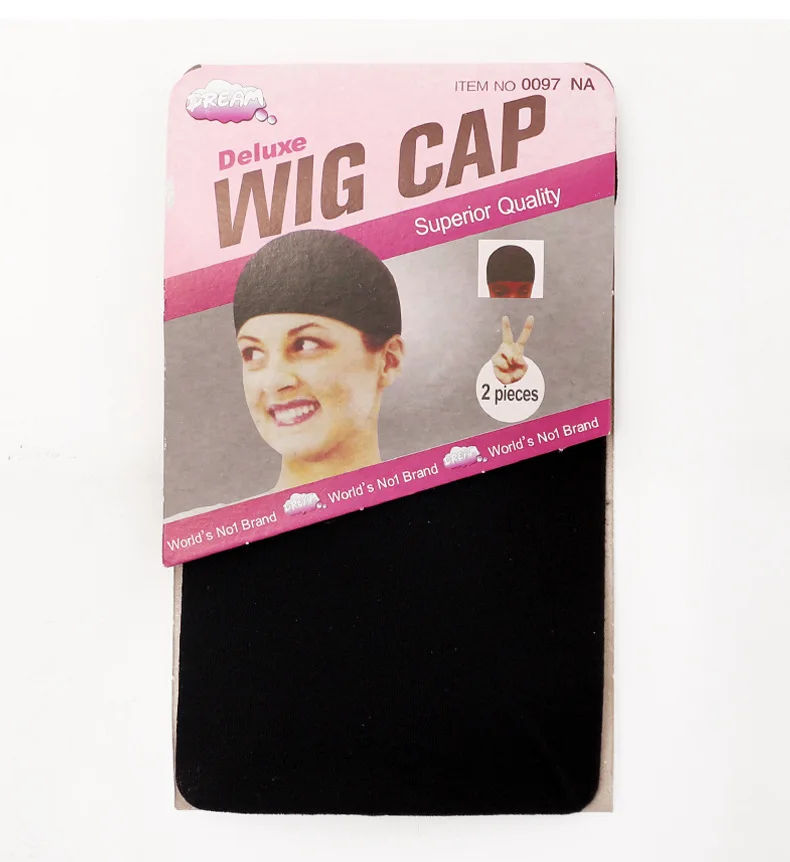 Spot wholesale European and American wig head cover single-pass mesh (pair) foreign trade nylon stockings hair net wig hair