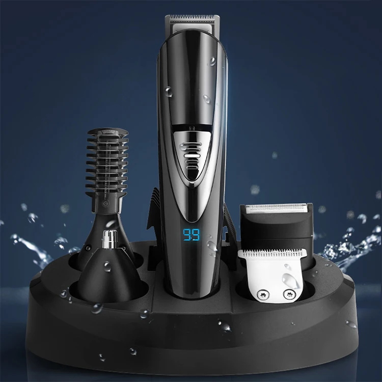Multi Groomer USB charging 5 in 1 Wireless Hair Trimmer Series Beard Face Body Mens Grooming Kit Hair Clipper