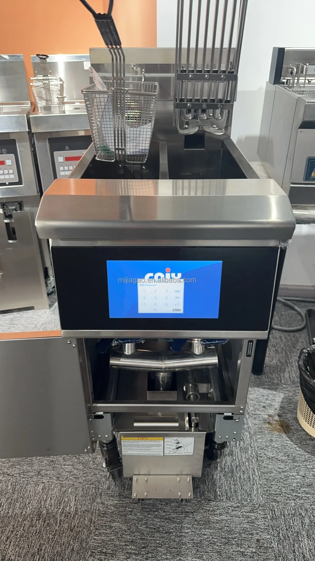 High-Performance Electric Double Basket Deep Fryer Fast Food Restaurants Chicken Open Fryer Oil Filter System New CE Approved