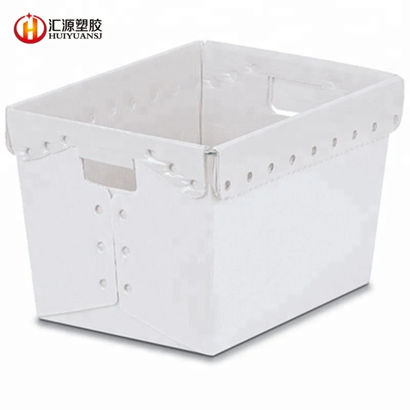 Industrial Widely Used Stackable Antistatic Pp Hollow Corrugated Plastic Coroplast Logistic Crate