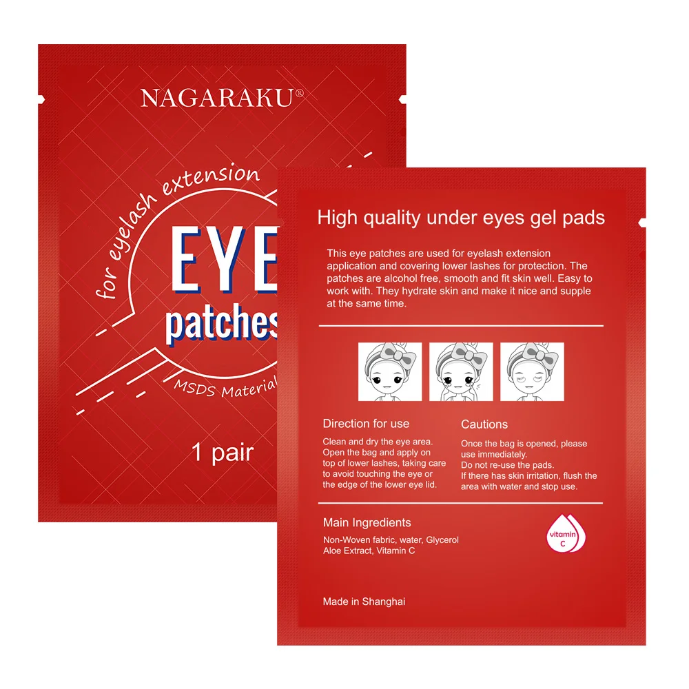 
NAGARAKU eyelash extension pads Under eye pads Lint Free Eye Gel patches eye patch for eyelash extension patch 