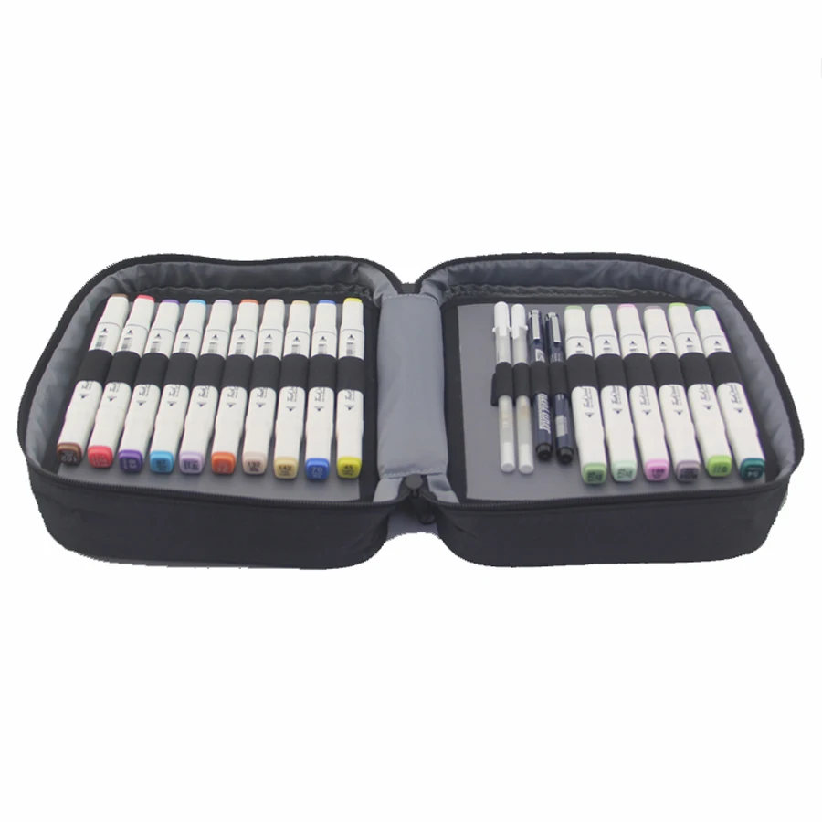 36 Colors Brush Tip Marker Stationery Set