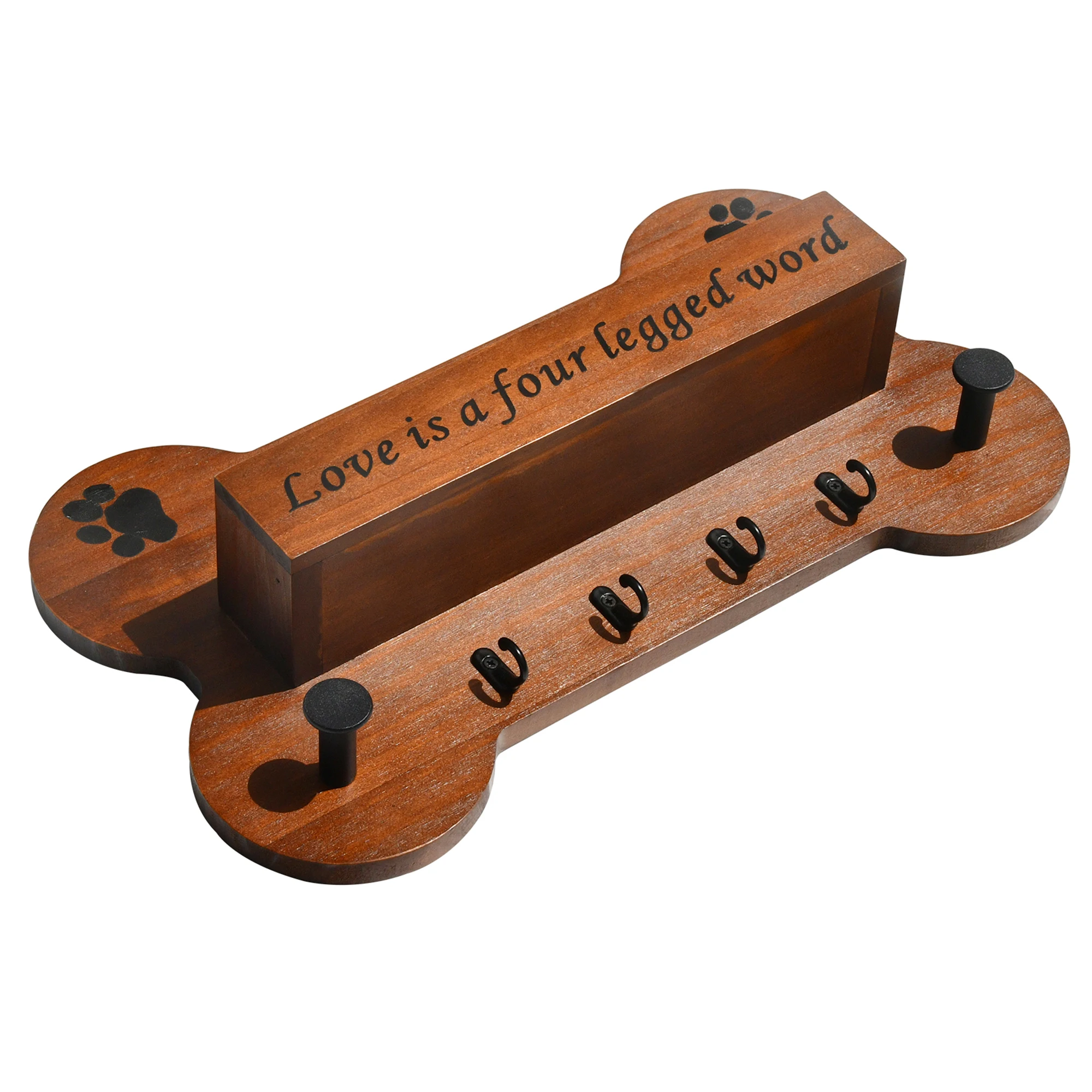 Key Holder Wooden Wood Key Mail Holder Wall-mounted Wooden Wall Mounted Shelf Home Decor