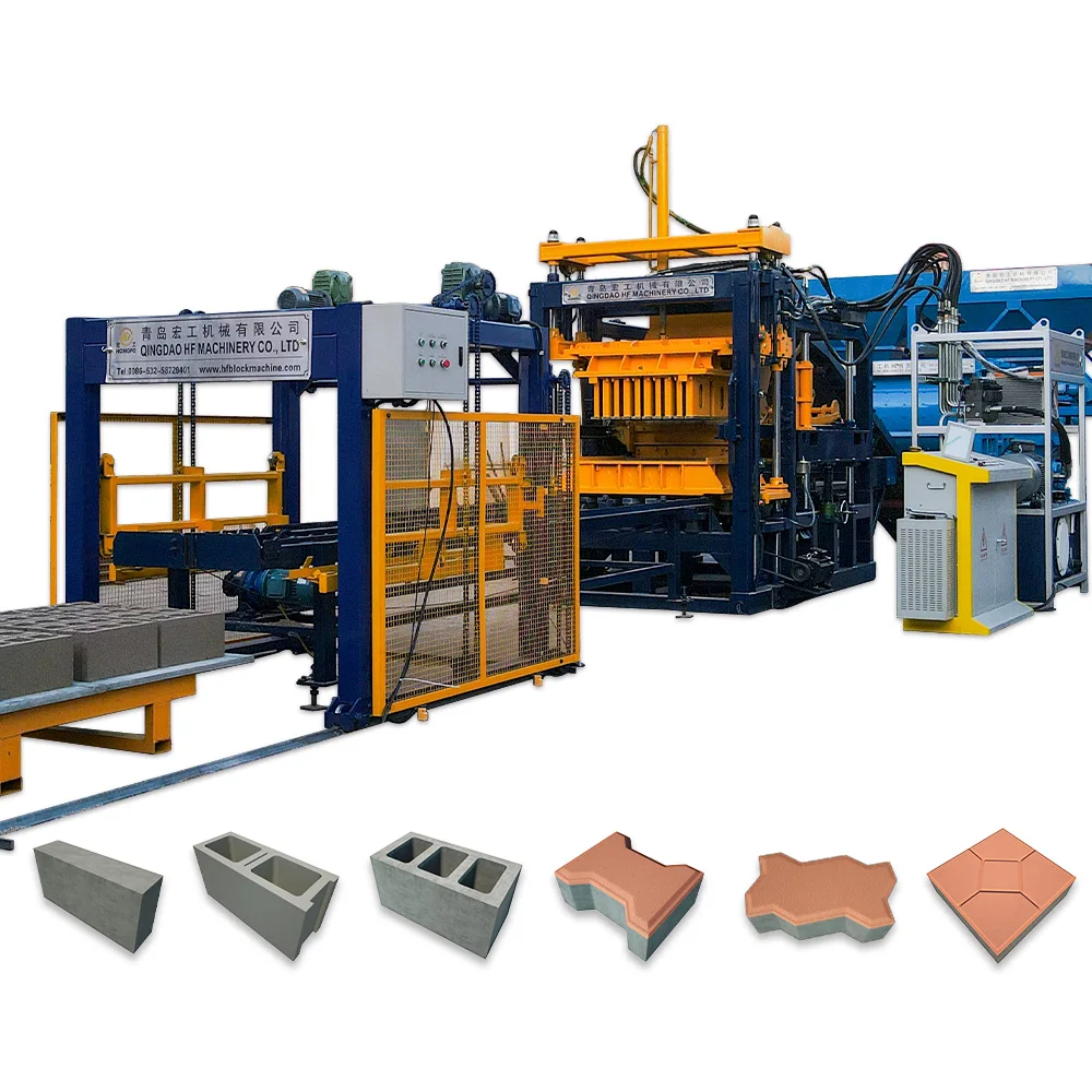 Hydraulic Concrete Interlocking Block Machine Hot Sale Paving Stone Making Machine H1800 Block Machine How to Change Molds