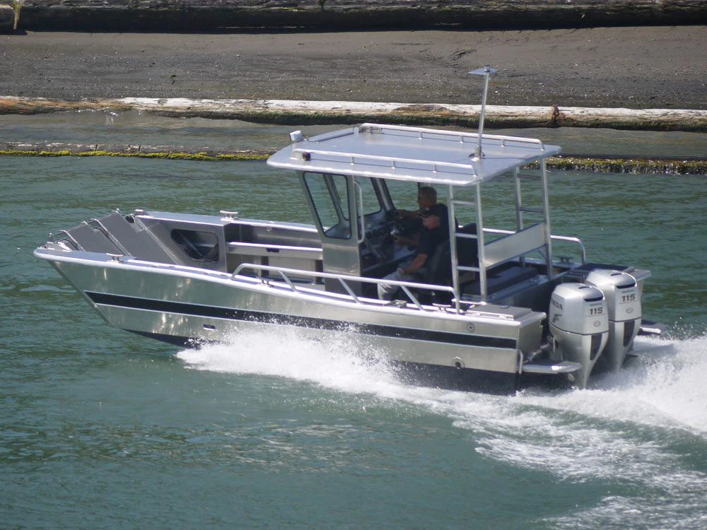 2022 Ecocampor durable excellent weld aluminum work  Barge landing craft  rescue vessel for sale