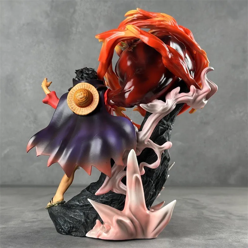 30Cm Figure Nika Luffy Three Forms Of Arms Pvc Action Collection Ornament Model Toys Gift Anime Figures One Pieced