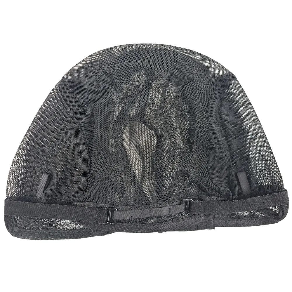 Wholesale Custom Adjustable Closure Mono Ventilated Glueless Headband Spandex Net Mesh Dome Full Lace Wig Caps for Making Wigs