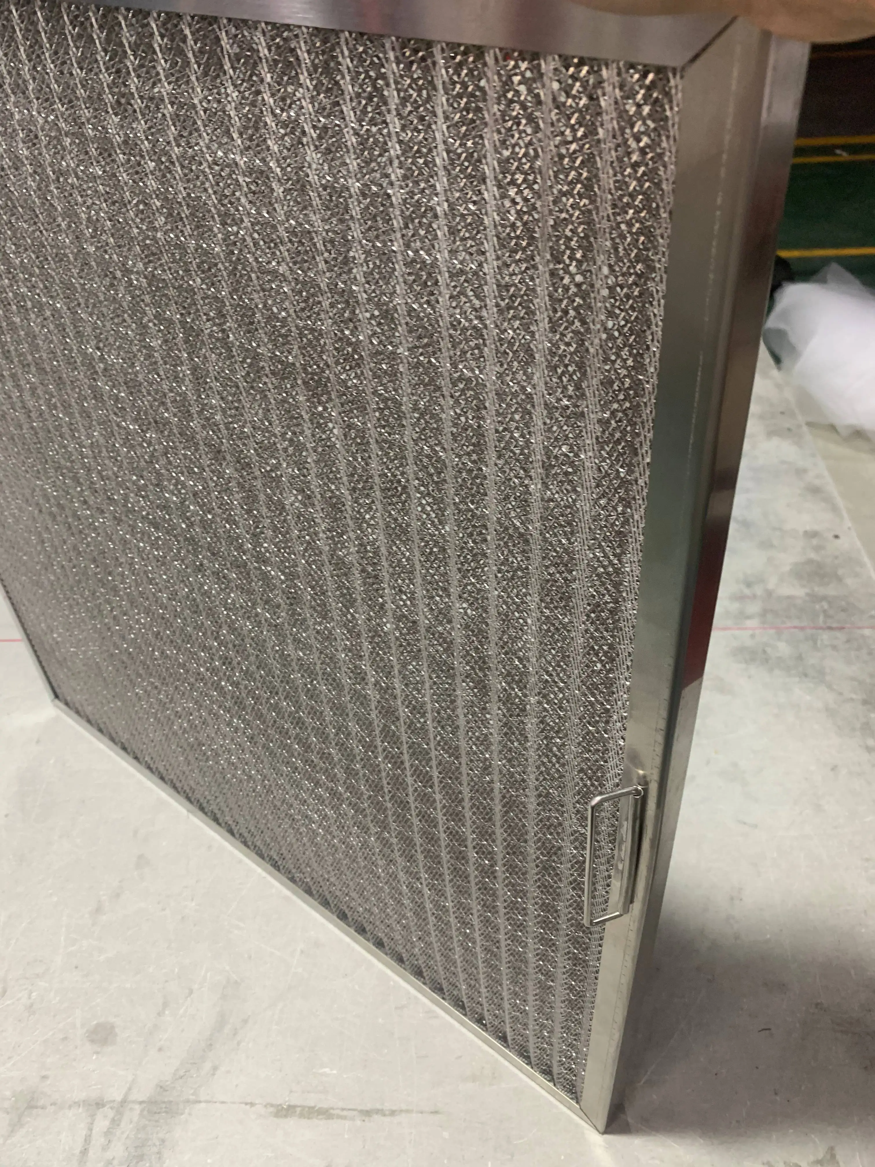 Custom Primary Metal Mesh Filter Stainless Steel Fume Oil Filter For Central Air Conditioner Range Hood Honeycomb Grease Filters
