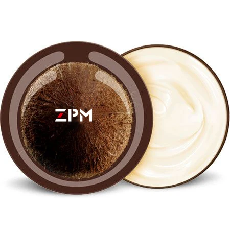 ZPM OEM/ODM Фирменная торговая марка Органический натуральный увлажняющий кокосовый крем для тела масло