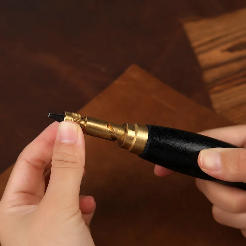 DIY мульти-размер автоматический Дырокол заклепки для ремней Набор кожаных перфораторов инструменты
