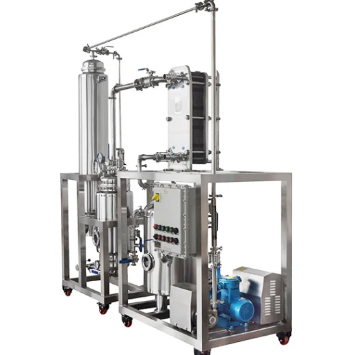 Ethonal Evaporation Plate Type Small single effect ffe falling film evaporator