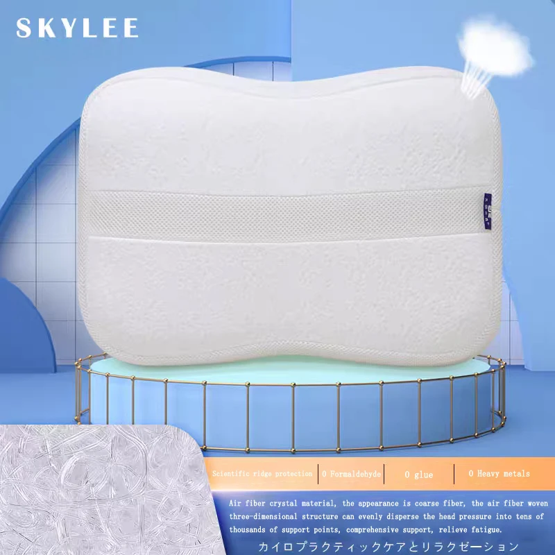 High Elastic Cervical Pillow Cool Feature Washable Breathable POE Inner Core Environmentally Friendly neck Guard