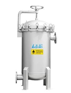 Hot sale stainless steel high efficiency Filter bag type pre filtration oil filter with housing for edible oil