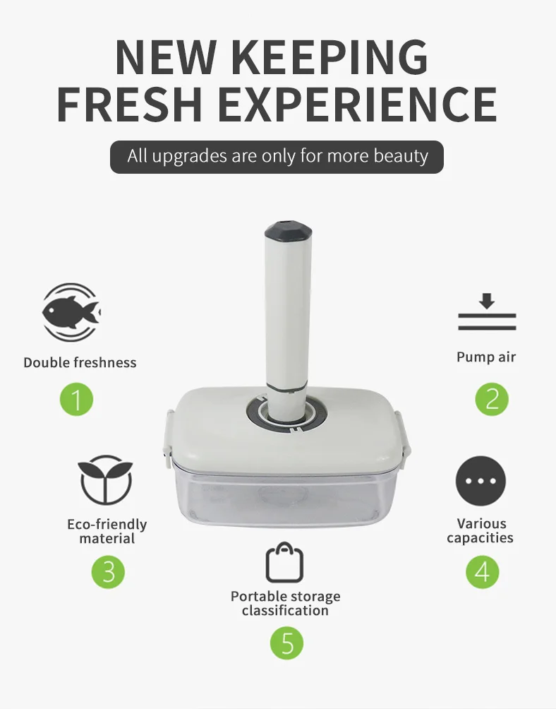 Hot sale New Mini Handheld Vacuum Food Sealer Pump Portable Vacuum Sealing Machine Type C Rechargeable Water Extraction