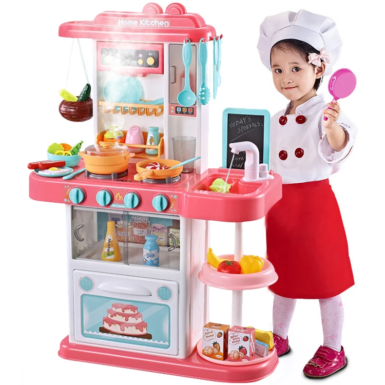 Hot-selling Pretend Play Sets with Music Simulation Kitchen Toy for Kid