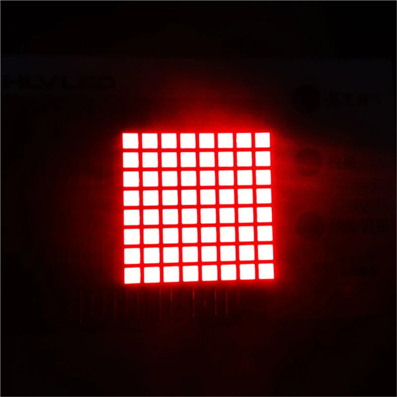 1 2 дюймовая 3 мм RGB 8x8 светодиодная матрица белая квадратная rgb Светодиодная панель 32x32