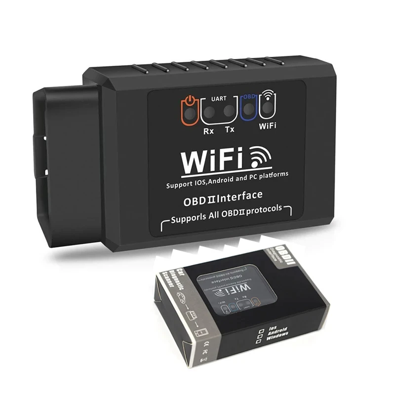 OBD2 WIFI ELM327 V 1.5 Scanner for iPhone IOS /Android Auto OBDII OBD 2 ODB II ELM 327 V1.5 WI-FI Code Reader Diagnostic Tool