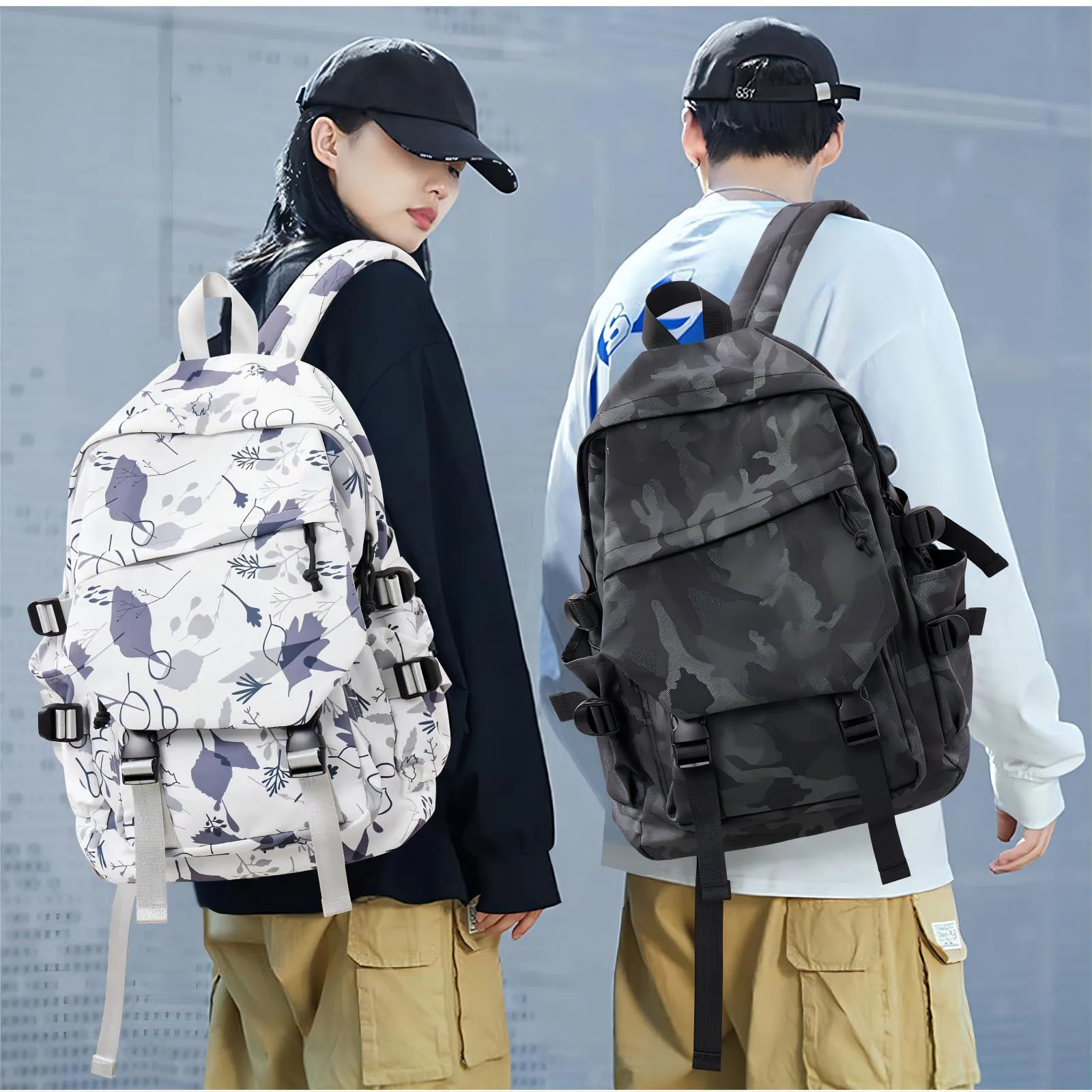 Custom Wholesale School Supplies Office stationery Set Large Capacity School Bag School Polyester Backpack For Girls Boys