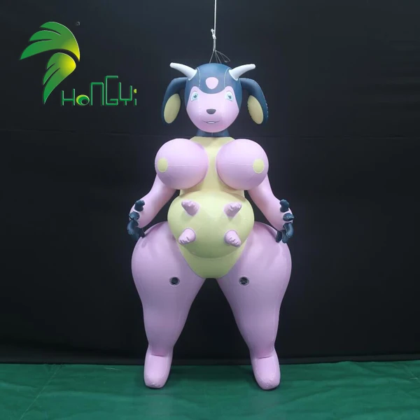 Hot Hongyi Inflatable Girl Custom Inflatable Anime Girl Big Boobs Sph Girl For Man
