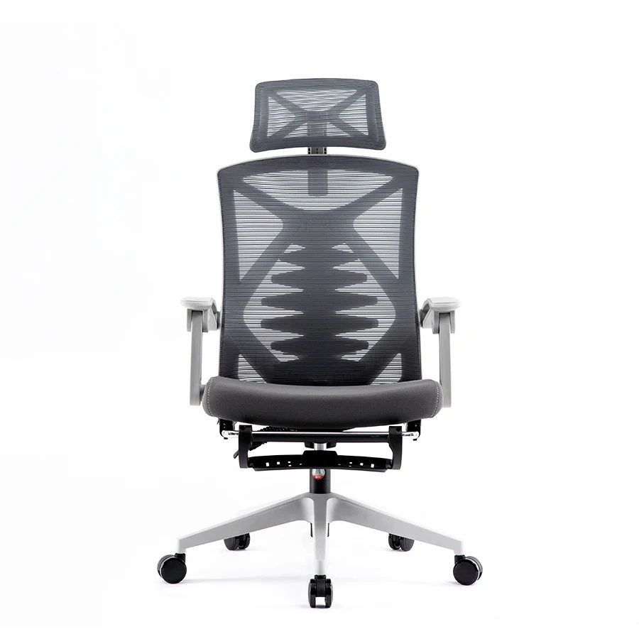 Free Sample Sihoo 2022 New Arrival Ergonomic mesh back office chairs 3D bionic keel lumbar support office chair with footrest