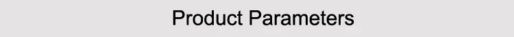Product Parameters