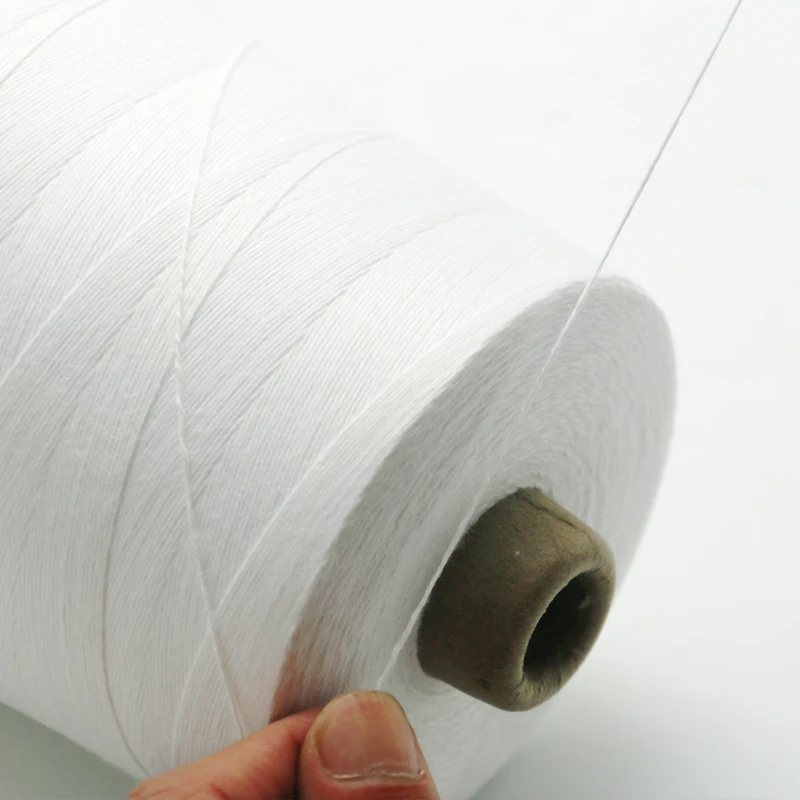 Cheap White Sewing Thread Polyester Fiber Manufacturer Textile Accessories Garment