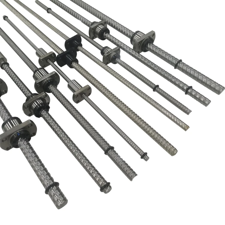 Hot Sales 12mm Low Noise Hiwin sfu professional rolled grinding Ball Screw nut sfu1204