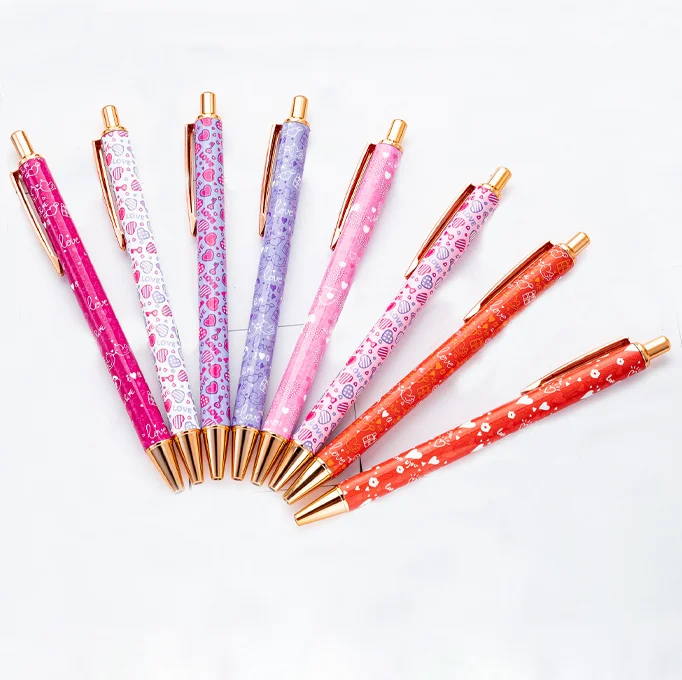 Ручка-шарик с выдвижными черными чернилами