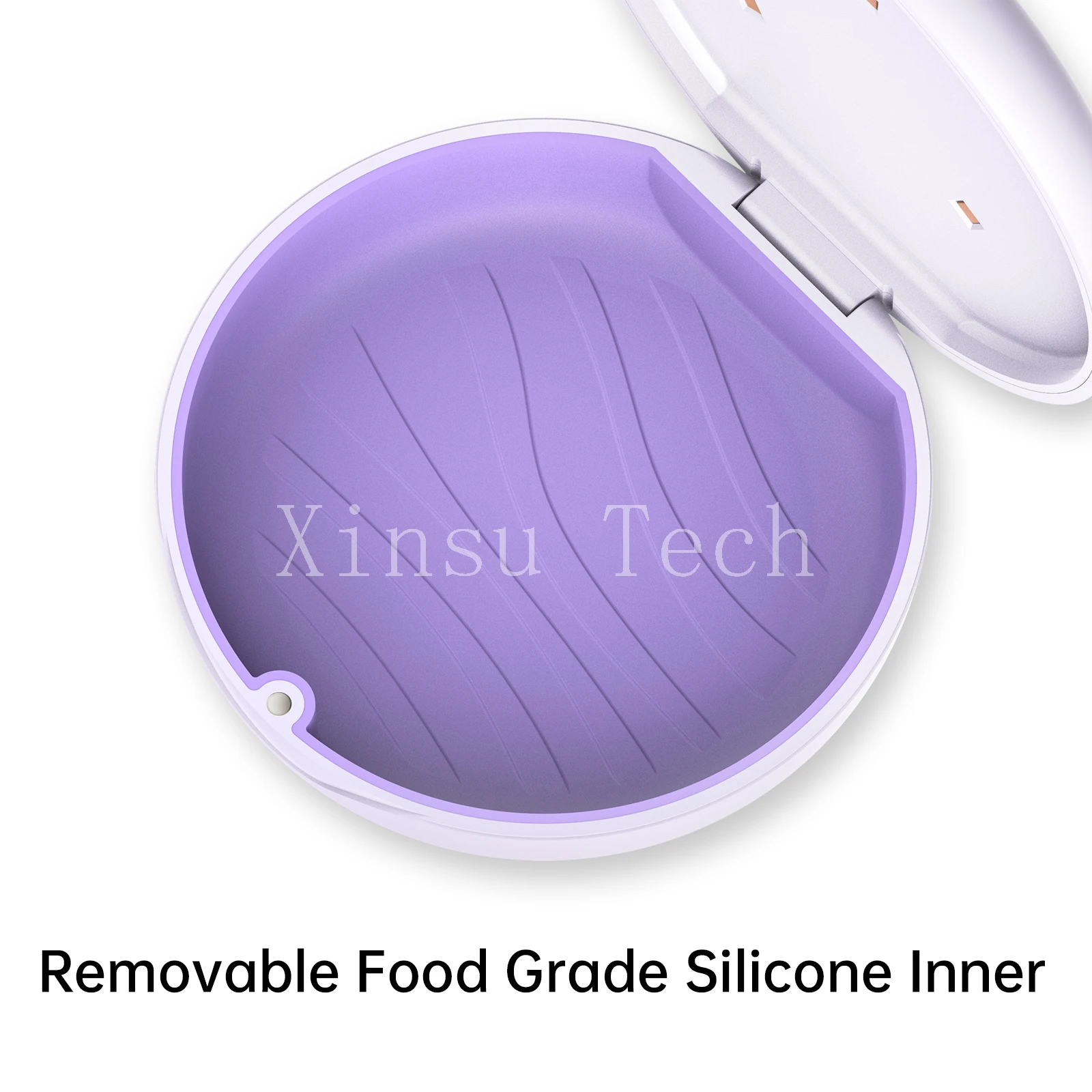 Orthodontic Retainer Case,UVC Brace Sterilizer Box, Invisible Brace Slim Battery Powered for Invisalign Aligner Retainer Holder