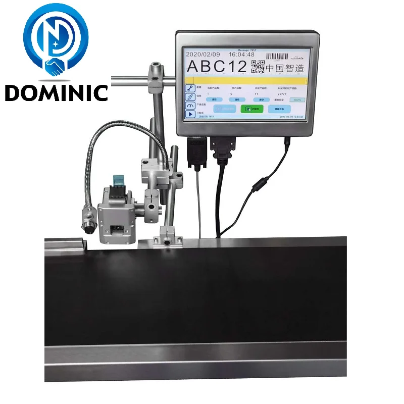 Automatic touching screen expaier date printer Online stamping TIJ inkjet printers for production line