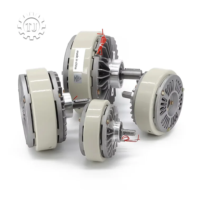 Factory Supply Uniaxial Magnetic Powder Brake TJ-POD 2.5KG to 20kg Shafts magnetic powder clutch for printing machine