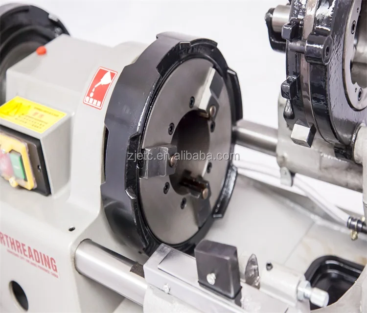 ZT-80BF High Quality 1/2-3 Professional Automatic 1100W Pipe Nipple Threading Machine