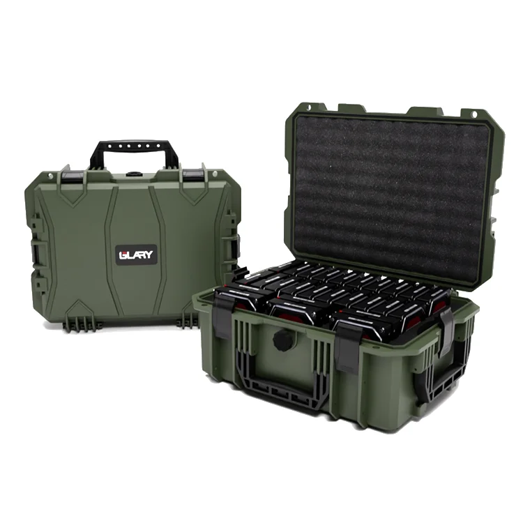 GLARY waterproof rugged hard disk drive case box high quality external hard drive case storage shockproof hard drive case box