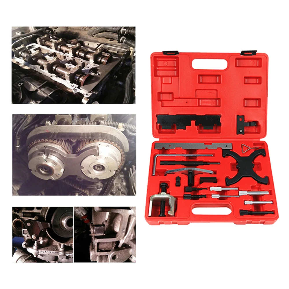 Engine Timing Belt Tool Flywheel Locking Tool Kit for Ford Mazda Camshaft 1.4 1.6 1.8 2.0 Di/TDCi/TDDi Engine
