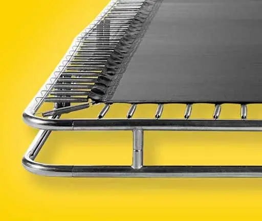 In-Ground  rectangular Trampoline and Enclosure