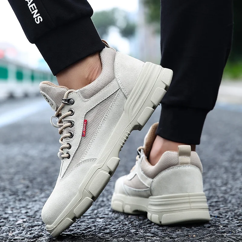 GUYISA Fashion safety shoes high quality steel toe anti-smashing outdoor work comfortable sports safety shoes