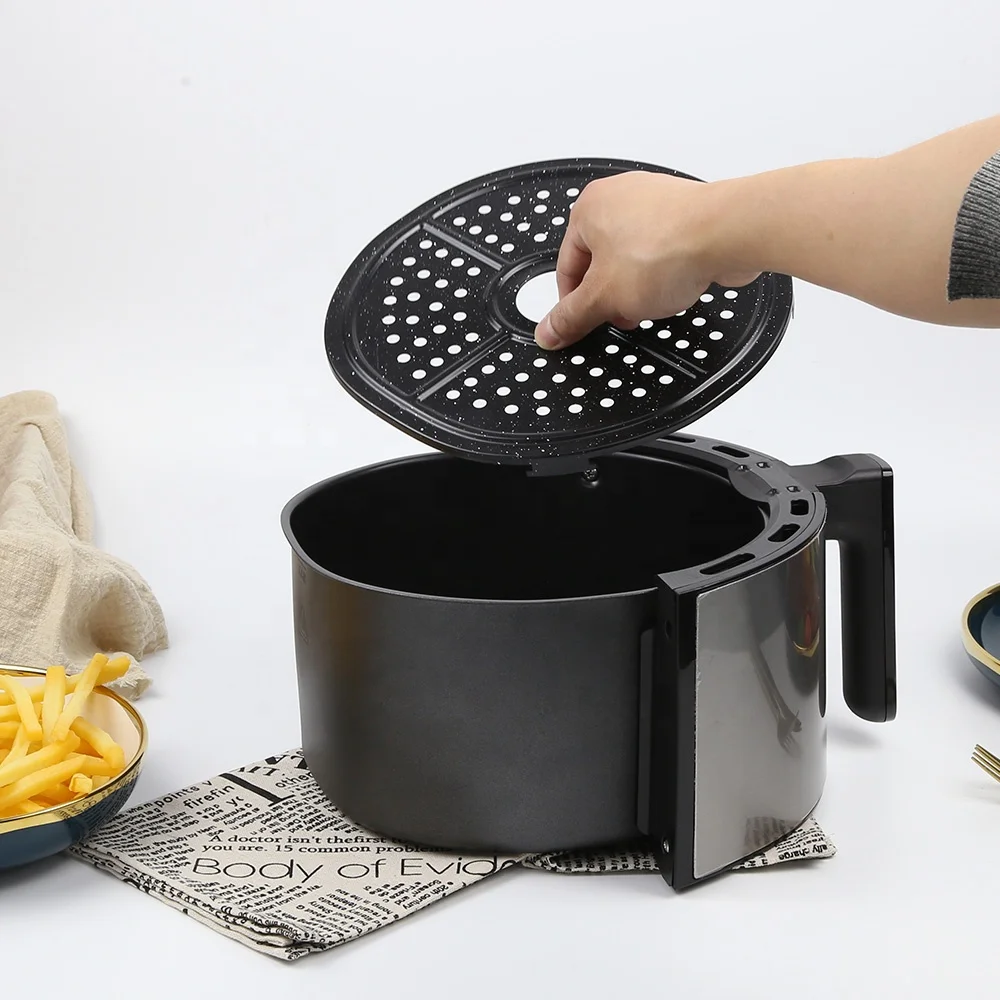 5.8QT фритюрница с легкой загрузкой антипригарная для приготовления пищи без