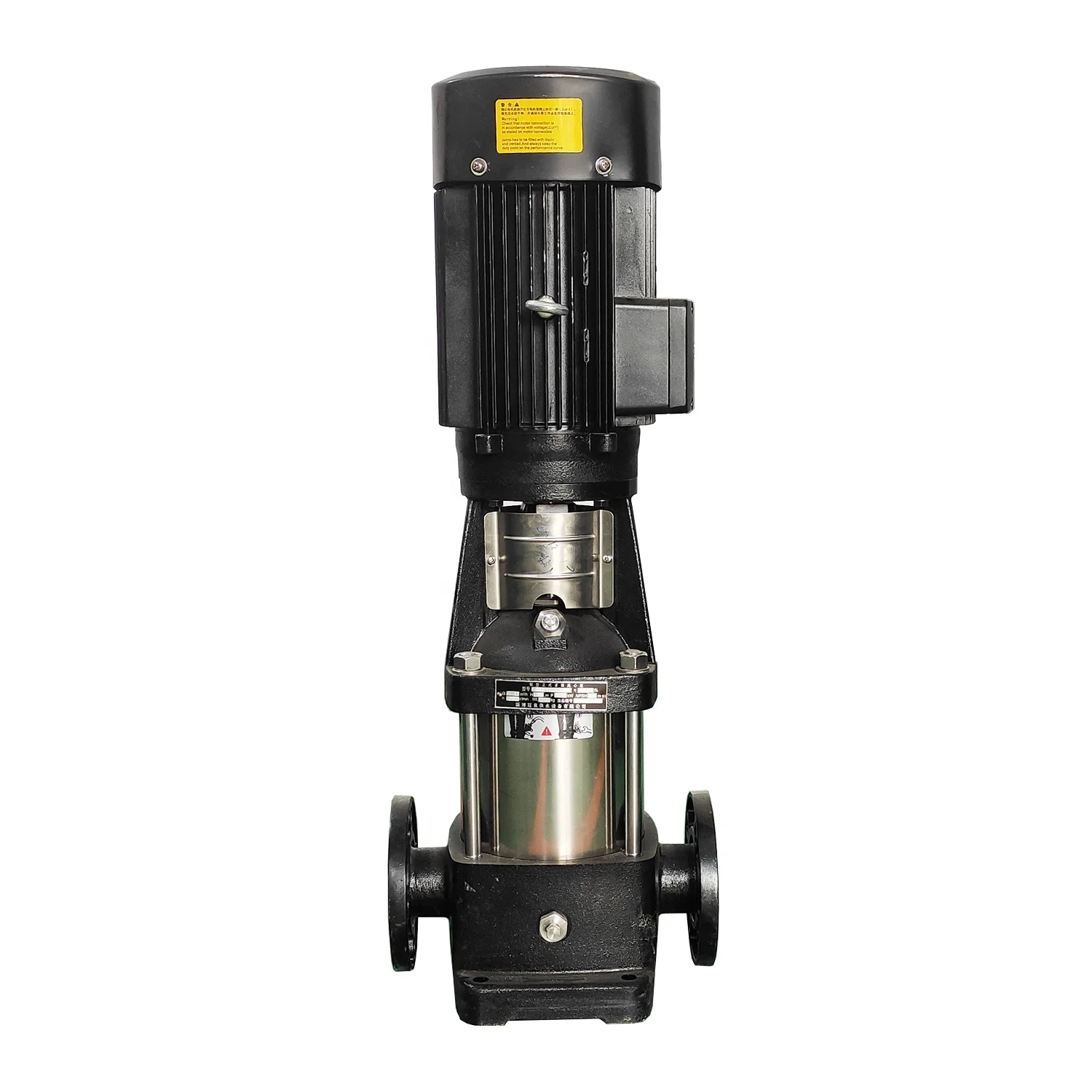 Maximum 320hp stainless steel vertical multistage centrifugal pump, circulating pump set DN50-200