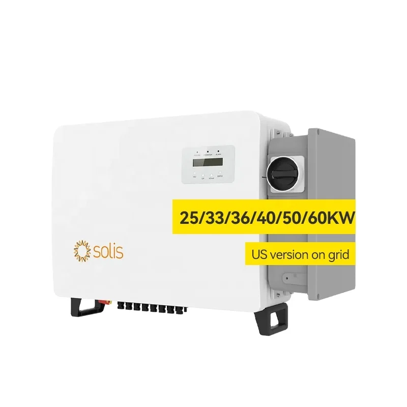 China stock Solis inverter S6-GC(25-60)K-US power inverter 40kw 50kw 60kw with MPPT WIFI
