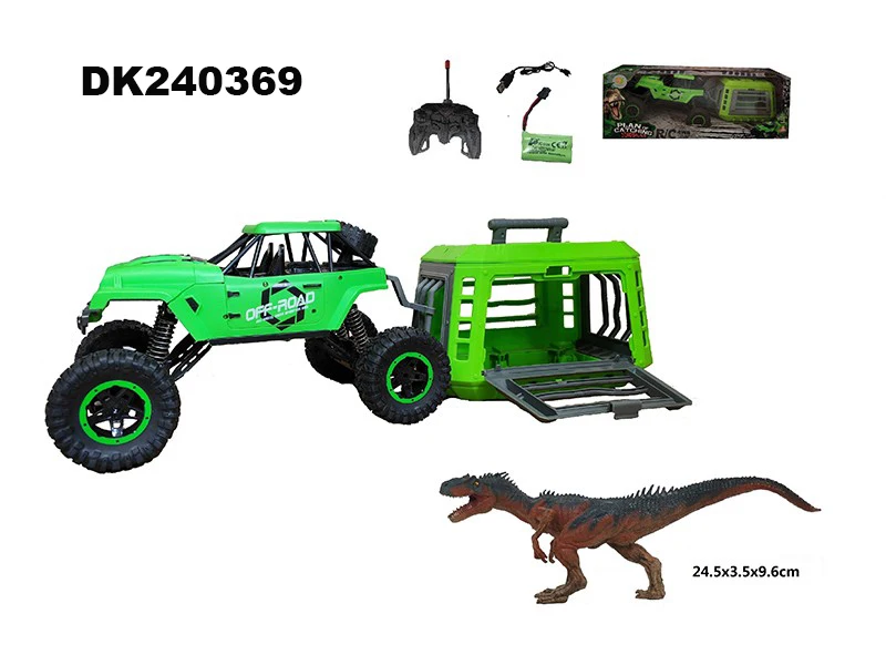 1:12 Big Remote Control Cars Off Road RC 4x4 Jeeps Dinosaurs Games W/USB And Battery