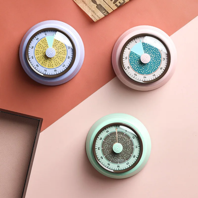 Магнитные механические кухонные часы из нержавеющей стали, ручные вращающиеся весы для выпечки, йоги, занятий, напоминания о времени, часы для готовки